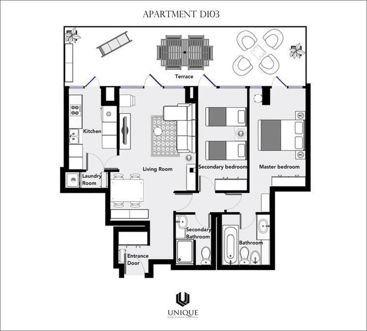Unique Rentals-Seafront Luxe Suites برشلونة المظهر الخارجي الصورة
